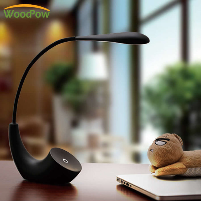 WoodPow Moon USB Rechargeable LED Desk Table Lamp