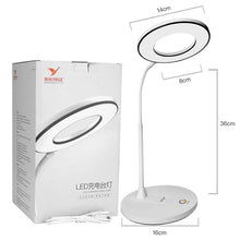 Load image into Gallery viewer, YAGE Touch Switch 3 Light Colors Rotatable Desk Lamp Eye Protection 1200mAh 18650 Stepless Dimming USB 8.4W Led Light Table Lamp