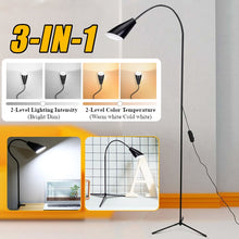 Load image into Gallery viewer, ARILUX 7W Modern Stand Floor Lamp White &amp; Warm White Dimmer