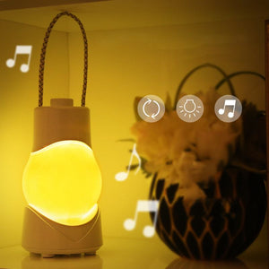 ARILUX Creative Music Portable Nightlight Rechargeable Music Light Besides Timer Desk Lamp